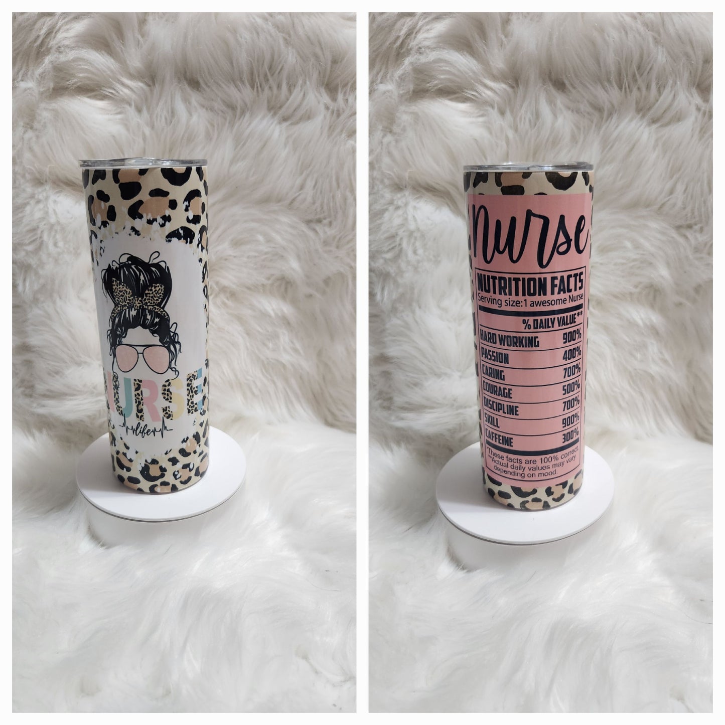 Nurse stainless steel tumbler