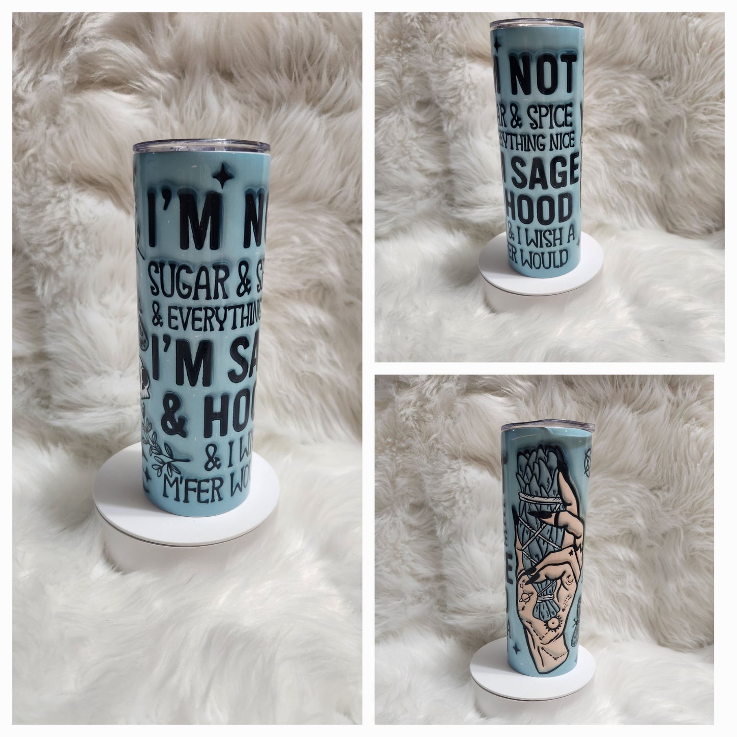 I'm Not Sugar & Spice stainless steel tumbler