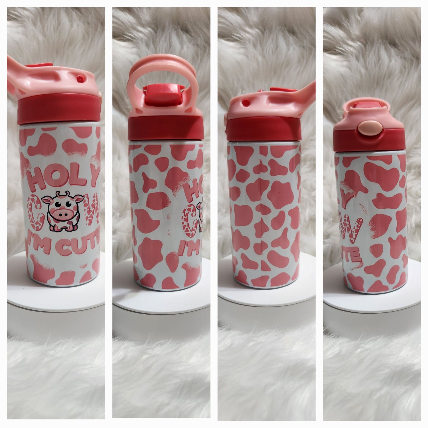 Holy Cow I'm Cute 12oz stainless steel kids Cup