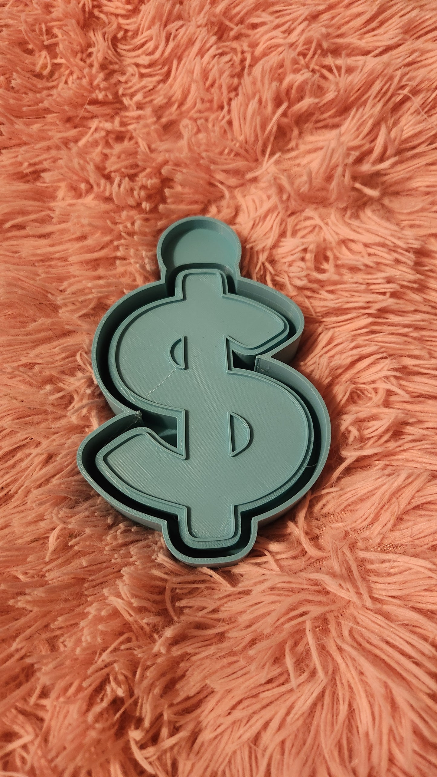 Dollar Sign silicone mold