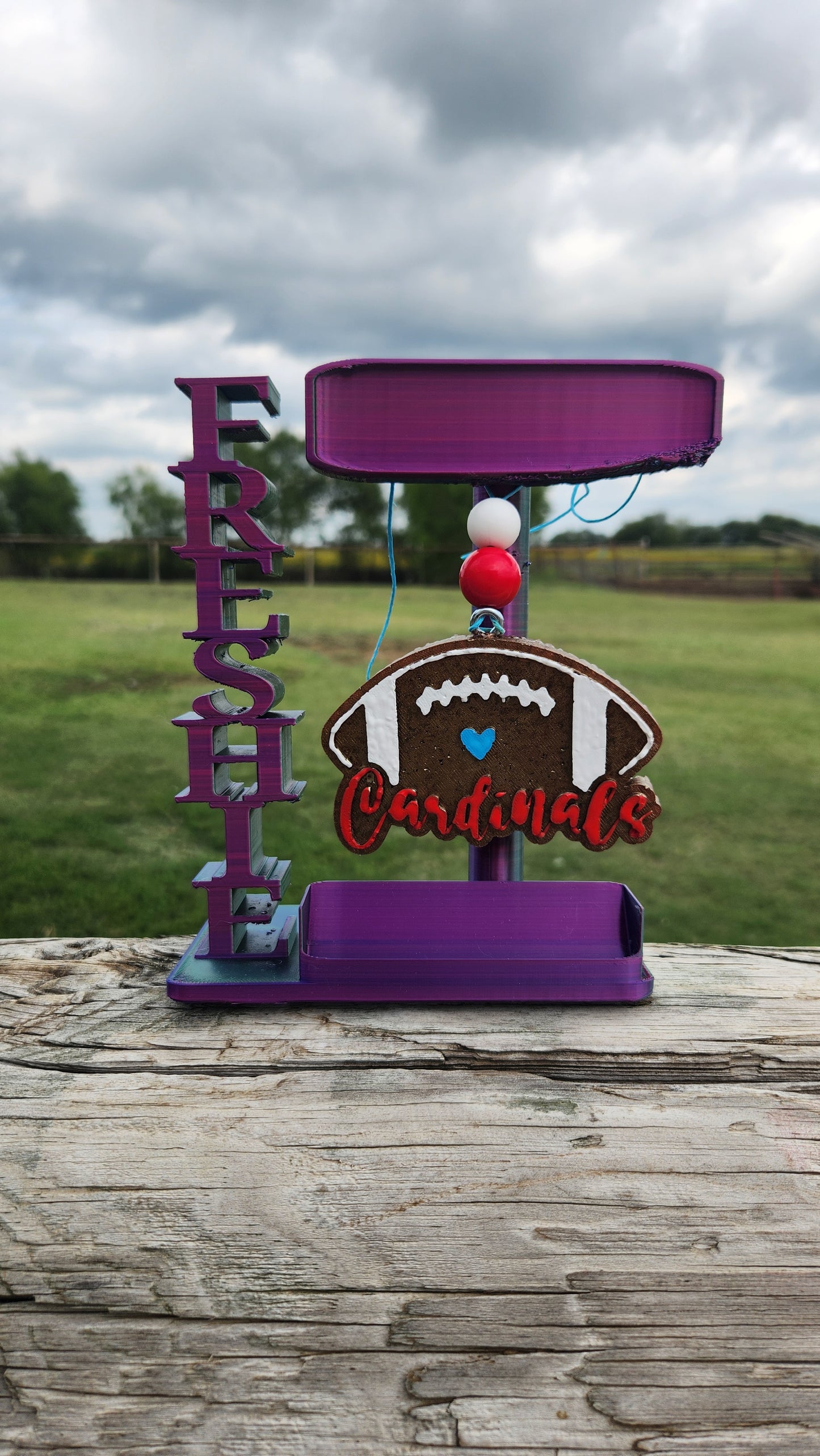 Cardinal football silicone mold
