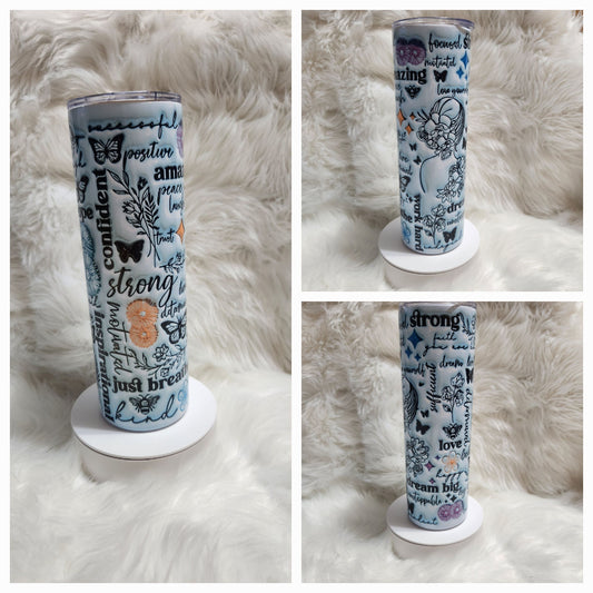 Affirmation stainless steel tumbler