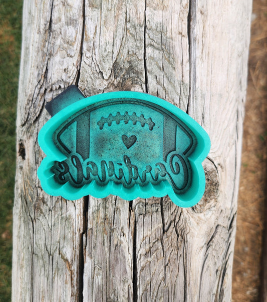 Cardinal football silicone mold